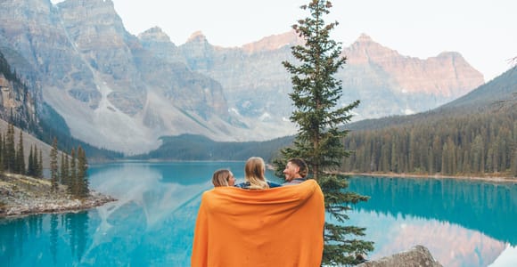 Banff/Canmore: Sunrise at Moraine Lake w/ Lake Louise Option