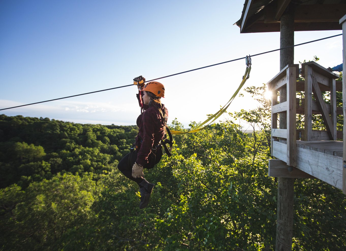 Henderson, Minnesota: Zipline Canopy Tour med 14 linjer