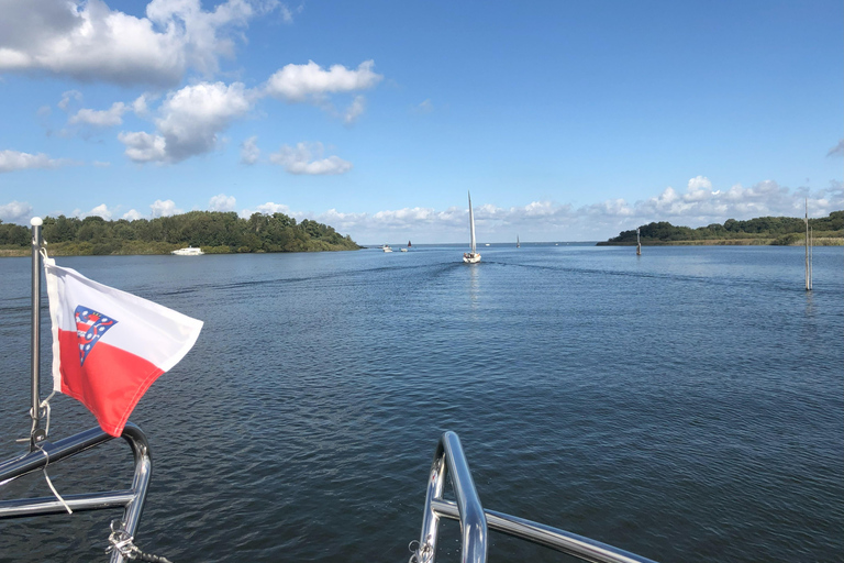 Waren (Müritz): Day cruise motor yacht with skipper - 8 hours Waren (Müritz): Day cruise motor yacht with skipper - 8 hours