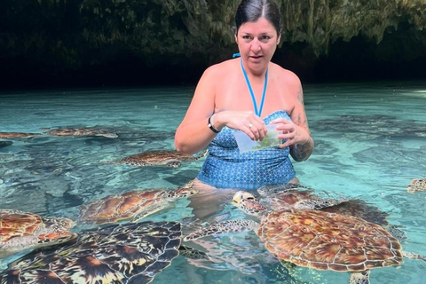 Zanzibar: Jozani Forest, local Zoo & Salam Cave Turtle Swim Private Tour + Tickets + Transfer + Guide