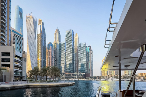 Dubai Harbour And Marina Yacht Cruise with Ain Dubai & BBQ 2-Hour Dubai Marina Yacht Cruise with BBQ Dinner
