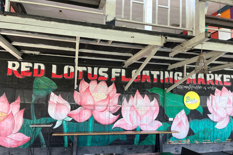 Bangkok: Red Lotus Market & Ancient Ayutthaya Day Tour