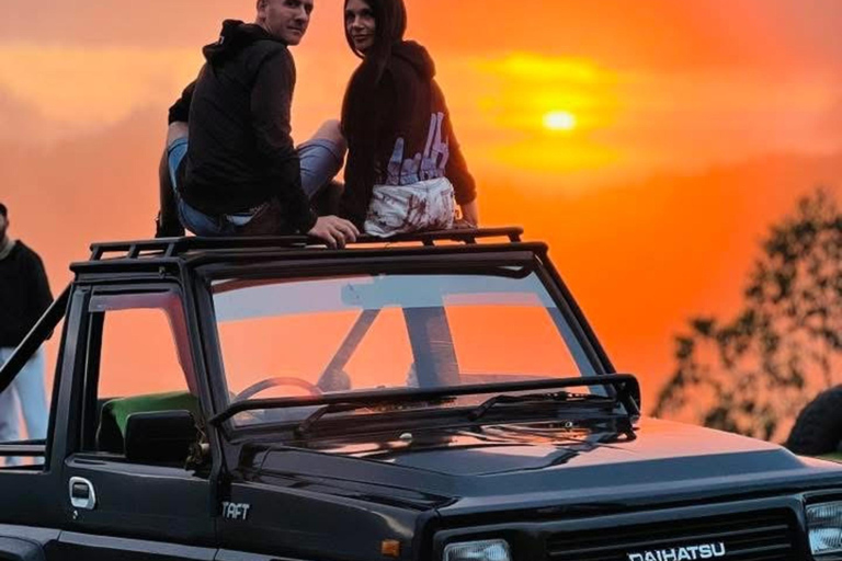 Mount Batur Sunrise Jeep Color Option & HotSpring Relaxation Entrance Ticket Hot Spring Only ( Meeting Point )