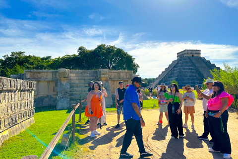 From Cancun: Tulum & Chichen Itza with Cenote One-Day Tour Tour with hotel pick-up in Cancun