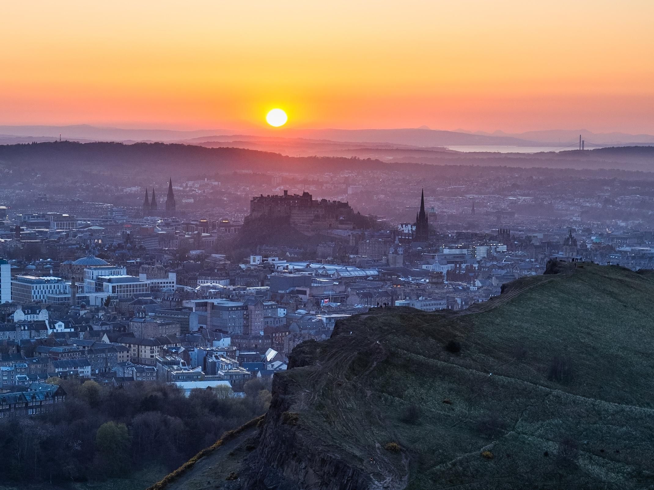 Edinburgh: Wanderung bei Sonnenuntergang auf den Arthur's Seat