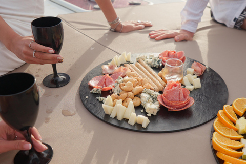 Kissamos: Balos Lagoon Sunset Cruise with Swimming & Snacks Shared Sunset Cruise with Hotel Pickup and Drop-off