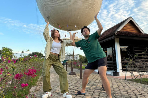 Angkor Ballonvaart bij zonsopgang of zonsondergang en ophaal- en terugbrengservice