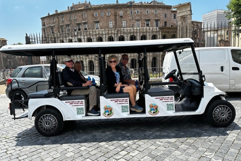 Rome : visite privée en voiturette de golfVisite avec prise en charge et retour à l'hôtel