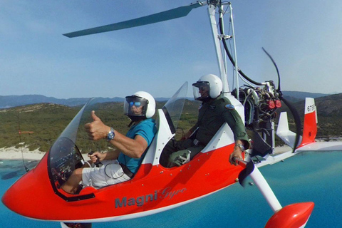 Saint-Florent: Gyrocopter Flight – Discover Haute-Corse from the sky Cap Corse Tour Flight | 1 hour