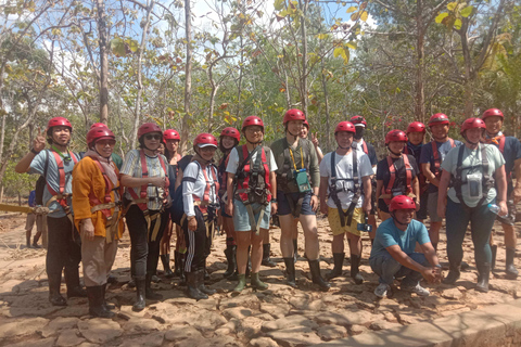 Cueva de Jomblang, cueva de Pindul y excursión en tubo por el río Oyo