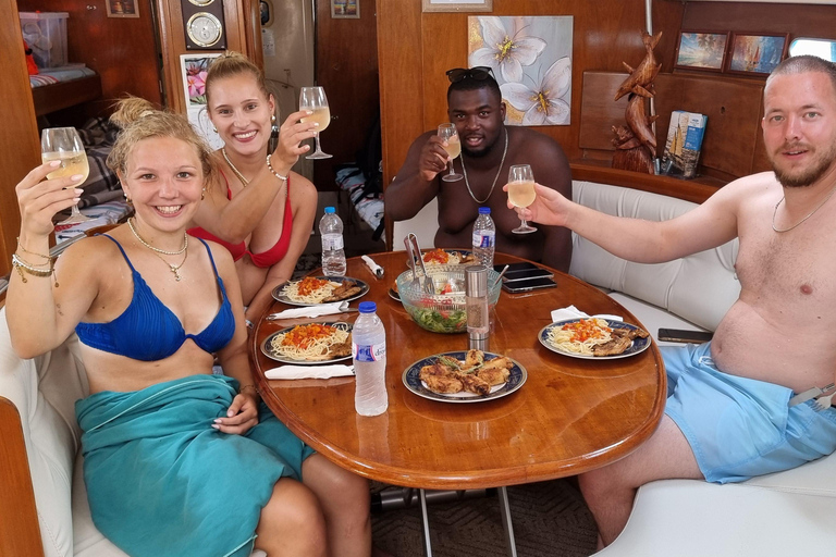 Rhodes: Private Luxury Sailing Yacht with Lunch & Dinner