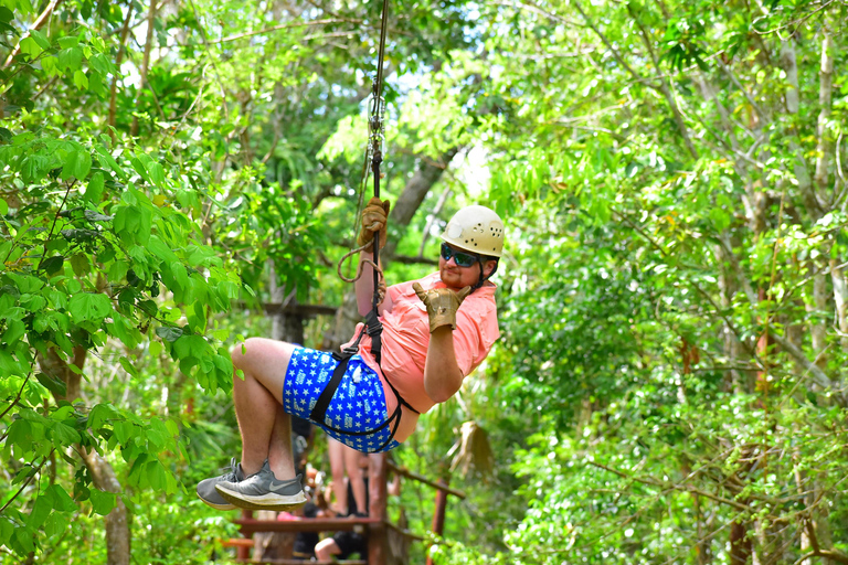 Cancun: Best ATV, Ziplines, and Cenote Swim with Lunch DOUBLE ATV FROM CANCUN