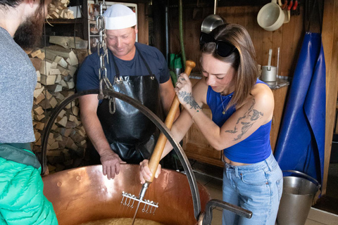 Unterseen: Alpine Cheese Farm Visit & Cheesemaking
