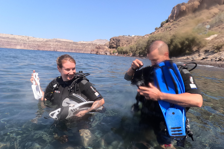 Santorini: Scuba Diving Experience in Caldera for Beginners Santorini: Scuba Diving Experience in the Volcanic Caldera