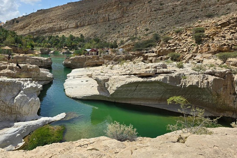 From Muscat: Shared Wadi Bani Khalid & Desert Sunset