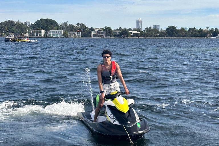 Miami Beach Jetskis + Free Boat Ride 1 Jetski 2 People 1 Hour + Free Boat Ride $60 Due @ Check-In