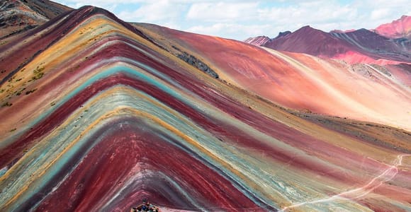 Trekking to Rainbow Mountain