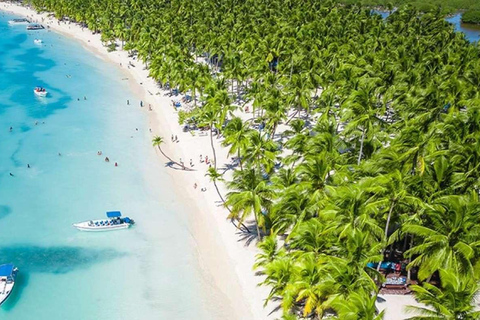 Passeio de barco pela Ilha Saona e Canto de la Playa - Praias VirgensVisita com receção a partir de Juan Dolio