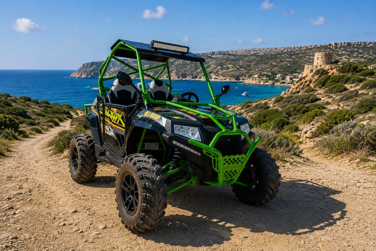 Malta: Self-Drive Buggy Tour with Lunch and Boat Transfer Self-Drive Buggy for 1 Driver