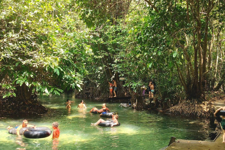 Krabi: Ao Thalane Kayak Tour & Jungle Swim with Lunch Full day