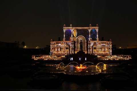 New Delhi: Akshardham Exhibition, Light and Water Show Tour Traportation and guide