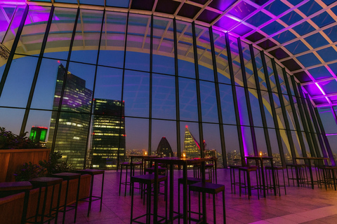 London: Sky Garden Afternoon Entry & Glass of Moët & Table
