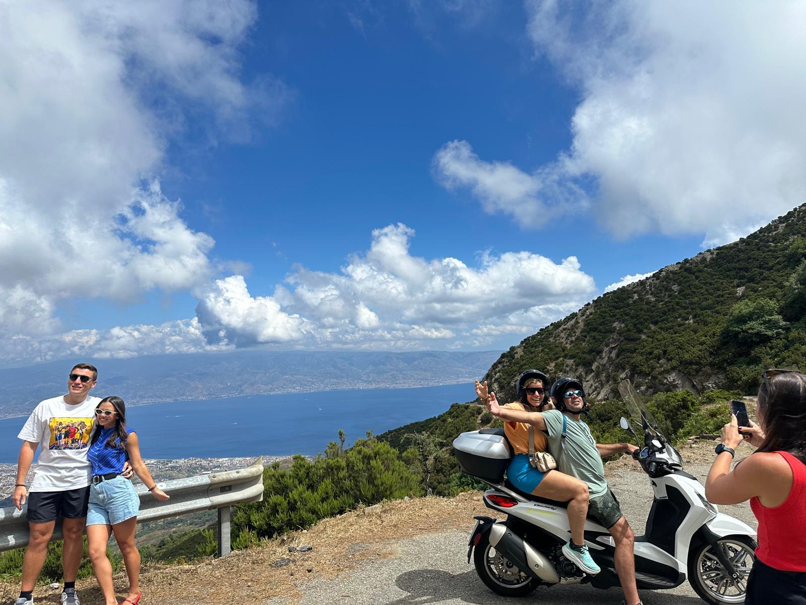 Messina: Tour mit dem Roller