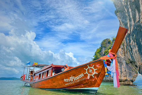 Phuket : Excursion privée en bateau de luxe dans la baie de Phang NgaBateau de luxe de l'époque à partir de Phuket