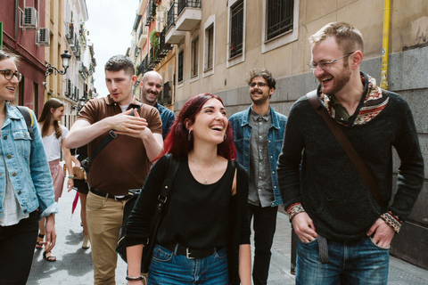 Madrid: Tour gastronomico a piedi e visita al mercato