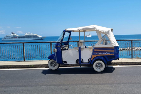 Tour romantico in tuk tuk con degustazione di vini nelle colline di Amalfi