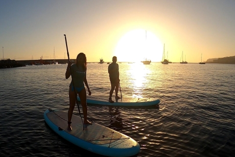 2 uur durende paddleboard-sessie bij zonsondergang op Gran CanariaSunset Paddle Board-sessie op Gran Canaria