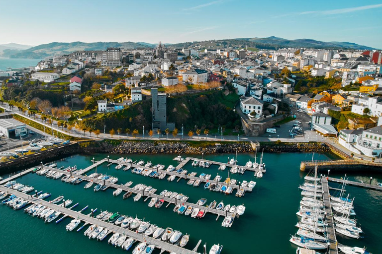 Excursion to Playa de las Catedrales, Ribadeo, and Tapia de Casariego Tour in English from Gijón