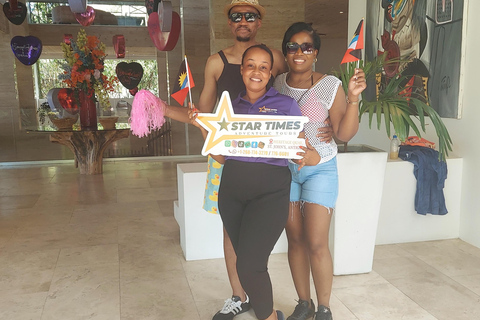 St. John's Laviscount Island Giant Tortoises &Long Bay Beach