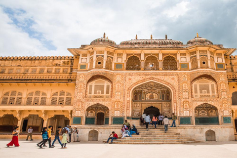 Jaipur: Monkey Temple, Amber Fort Jal Mahal etc. Tour by Car