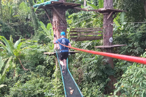 Phuket: Jungle Xtrem Adventures and Zipline Park Intermediate Adventure with 45 Platforms