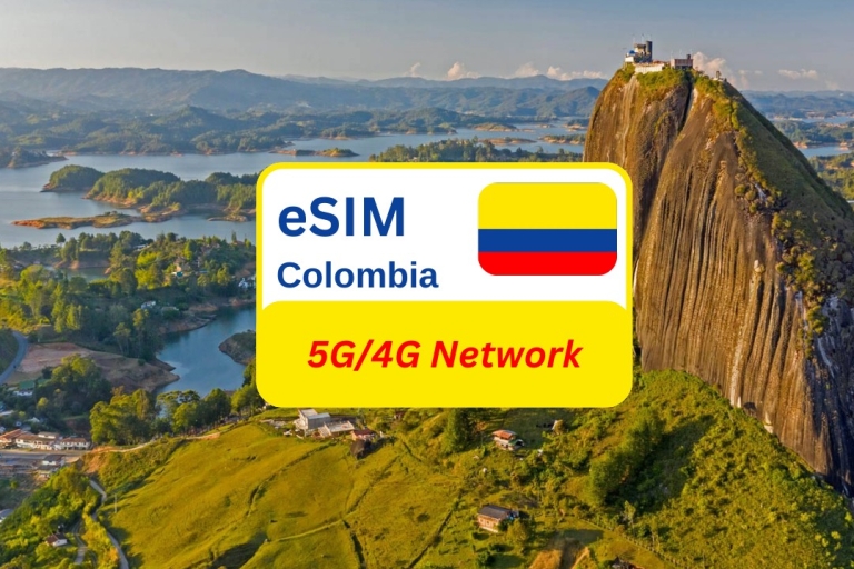 Santa Marta: Colombia eSIM Data Plan voor reizen5GB/10 dagen