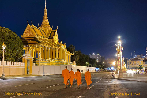 Five Top Killing Field, Toul Sleng, Kungliga palatset, Wat Phnom