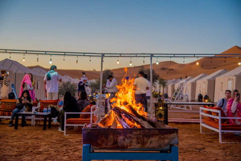Marrakech: 3-Day Merzouga Desert Tour Camel & Sandboarding Deluxe Camp Tent (Recommended)