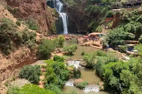 Marrakech : Ouzoud Waterfalls & Guided Tour & Boat Ride