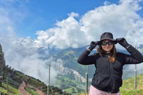 Männlichen : dégustation de fromages et de chocolats au sommet de la montagneMännlichen : Dégustation de fromages et de chocolats au sommet de la montagne