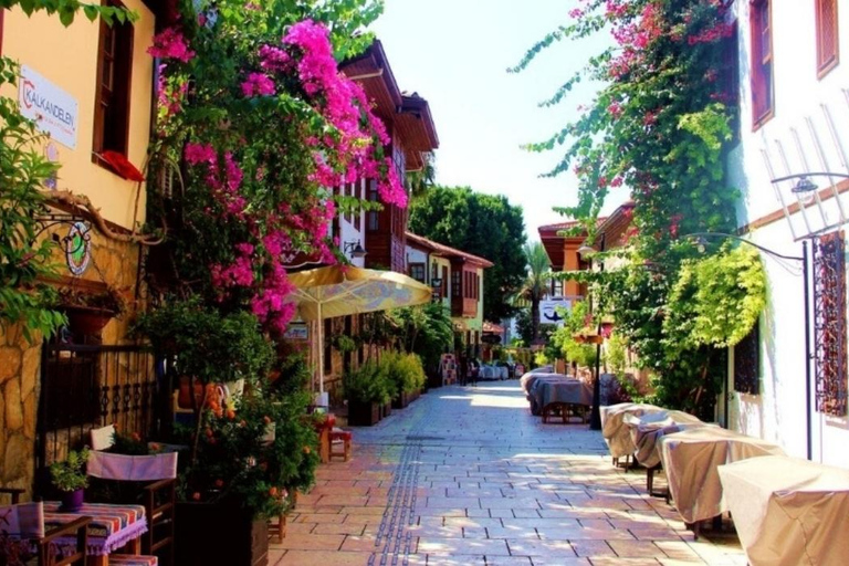 Antalya: Old City Tour w/Boat Trip, Cable Car & Waterfalls City Tour with Lunch and Düden Waterfall