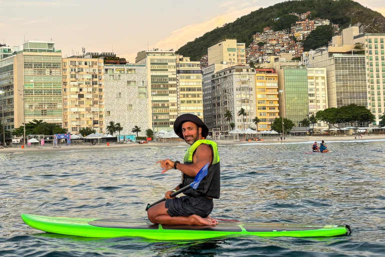 See the Sunrise in Copacabana from a Stand Up Paddleboard with Photos
