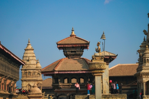 Zwiedzanie zabytków Bhaktapur i Patan Durbar Square