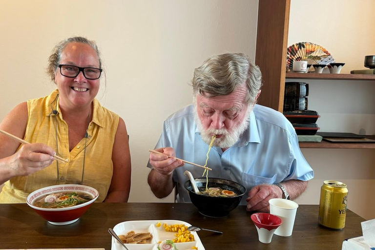 Tokyo: Sushi och Ramen Sushi och Ramen matlagning i Tsukiji! Två i en klass!