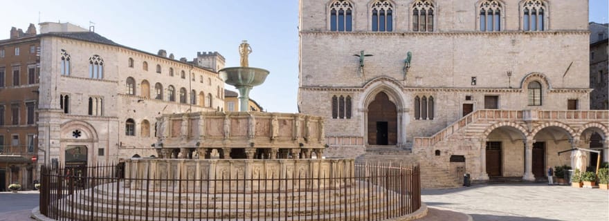 Pérouse : Visite à pied de la vieille ville, Piazza IV Novembre