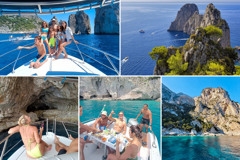 Capri & Blue Grotto: Private boat tour from Sorrento CAPRI: full day private tour on ALLEGRA21