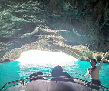 Kotor: Speedboat Tour to Blue Cave and Our Lady of the Rocks