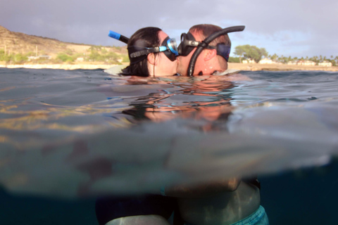 Luxury Sunset Cruise, Snorkeling, Dolphin Watch, & Buffet Oahu: Private Sunset Snorkel & Dolphin Watch with Dinner