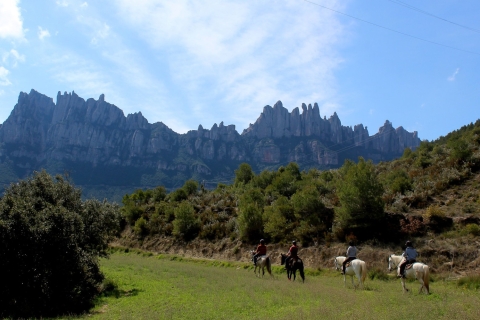 Barcelona: excursión de un día a pie y a caballo en Montserrat