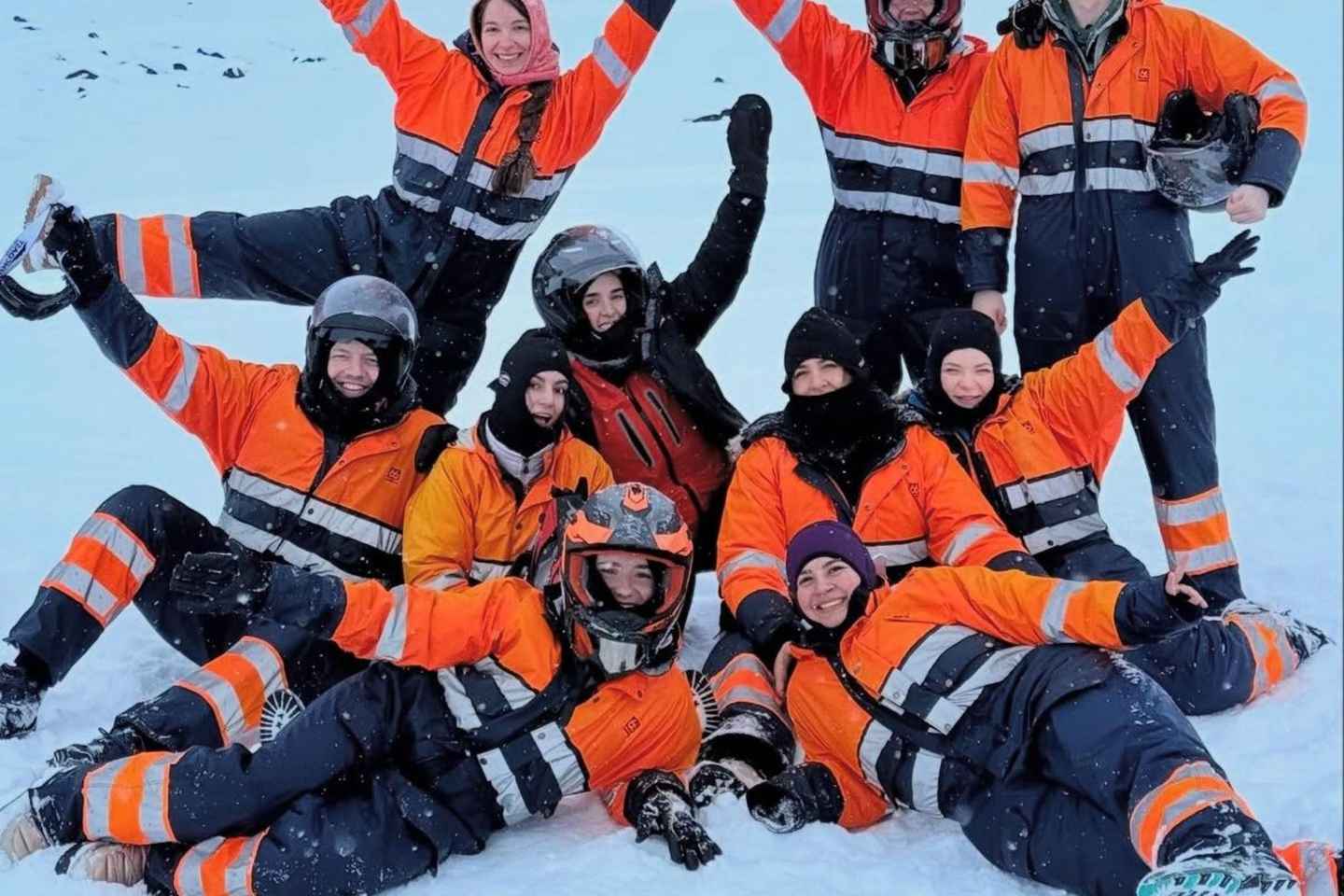 Motoneige sur Eyjafjallajökull